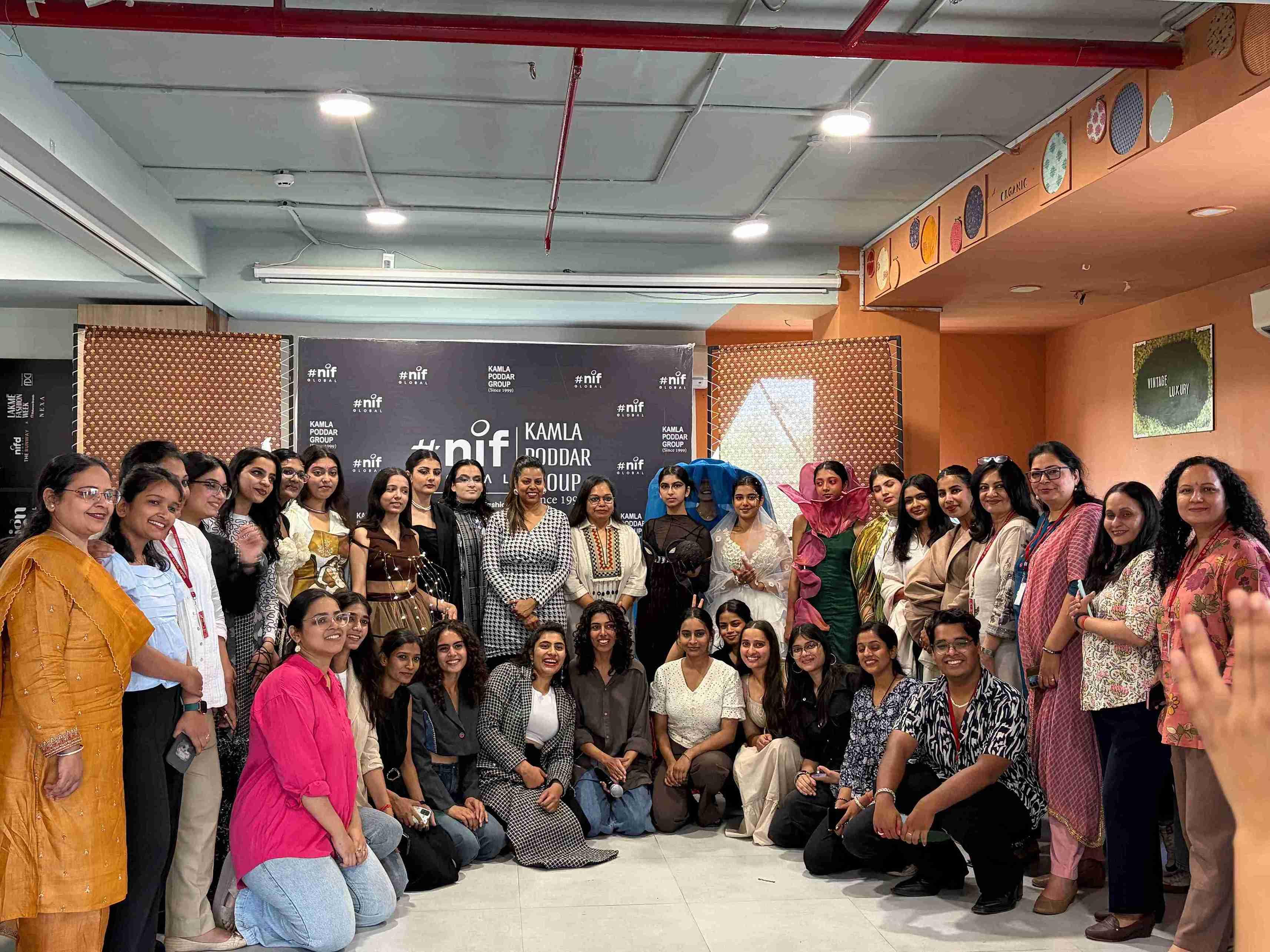 Avant Garde, NIF Global Jaipur students transformed inspirations drawn from nature, emotions, and abstract ideas into striking avant-garde ensembles.